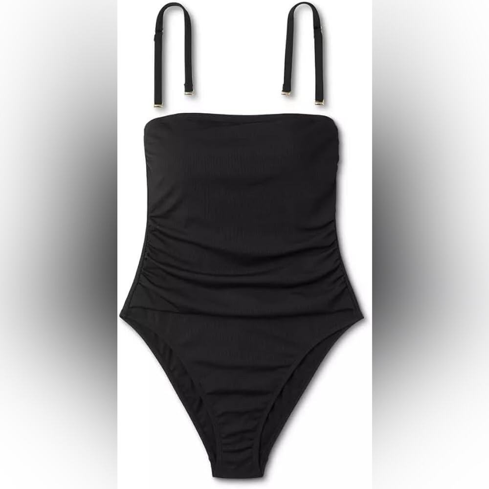 NWT Shade & Shore High Leg Cheeky one piece bathing swimsuit size XL
b76